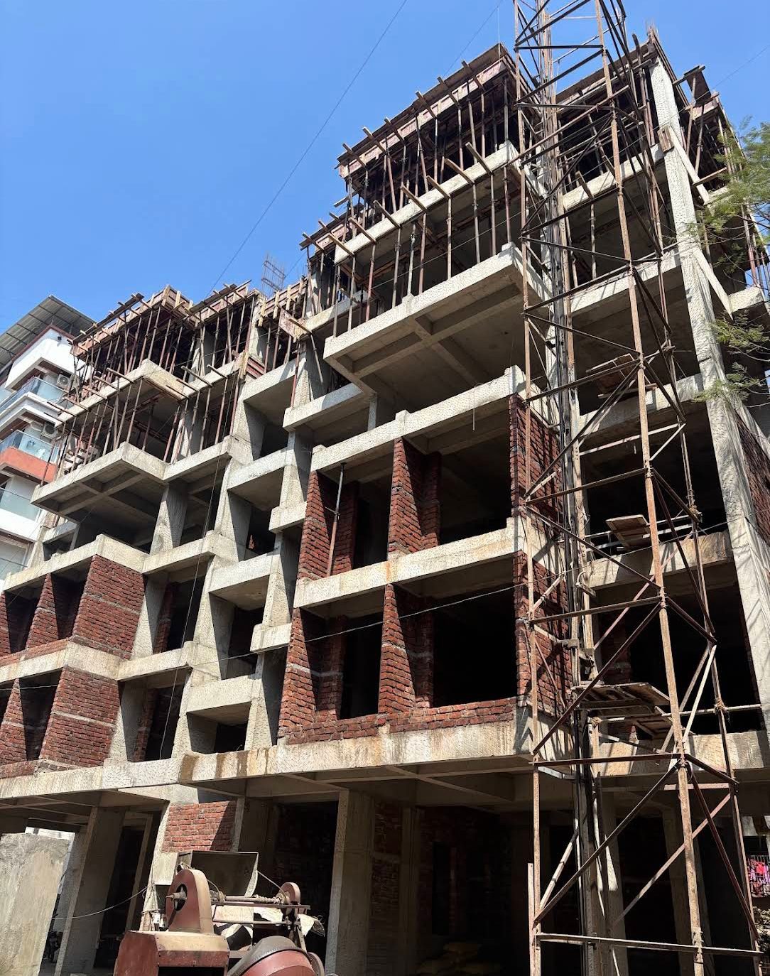 Ambika Sadan construction progress, Kalyan