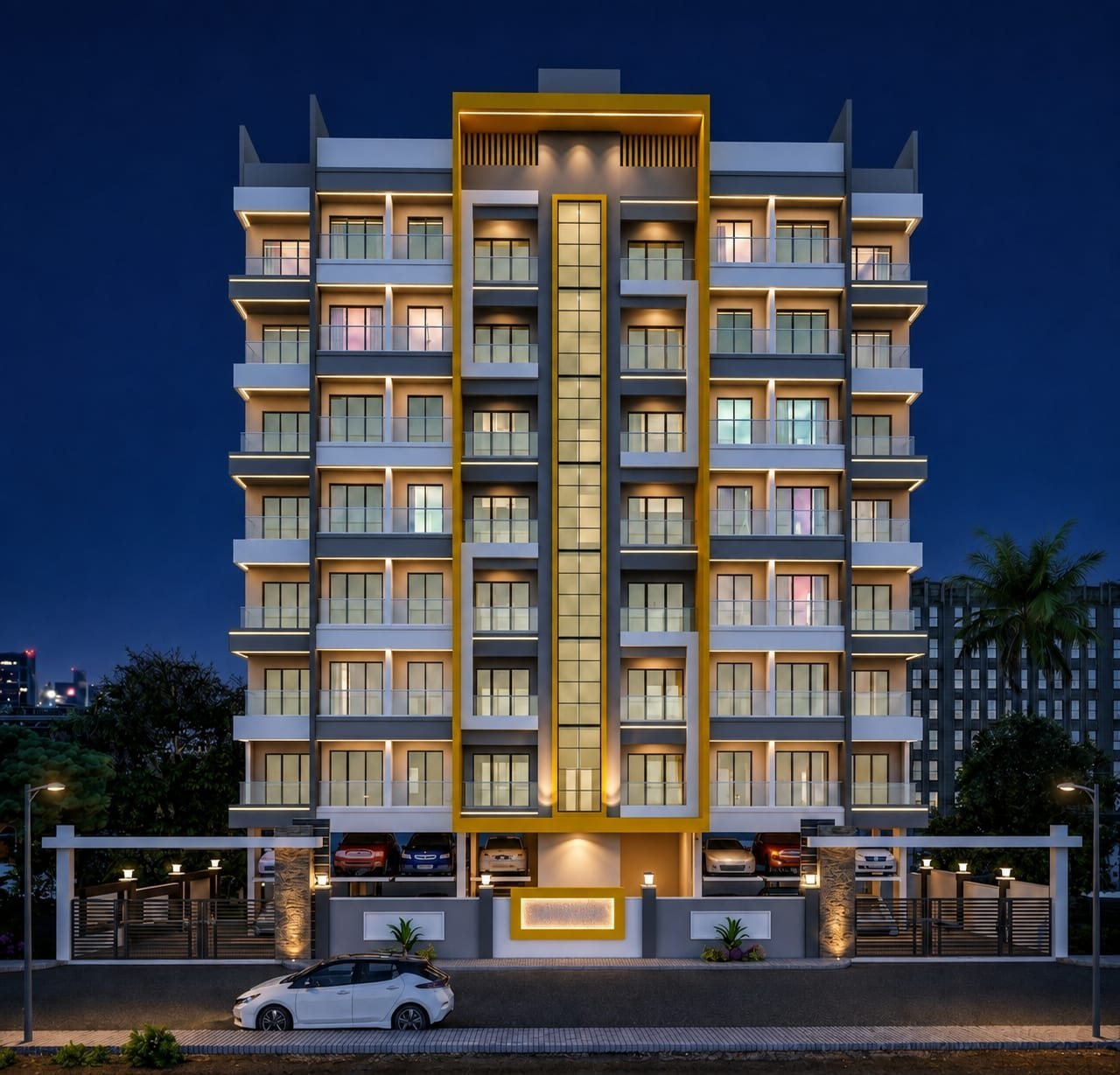 Prathamesh Darshan elevation, Kalyan